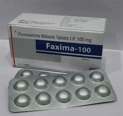 Fluvoxamine Maleate 100 Mg Tablets At Rs 132 Strip Jaripatka Nagpur