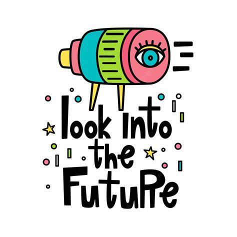 Looking Into The Future Clip Art