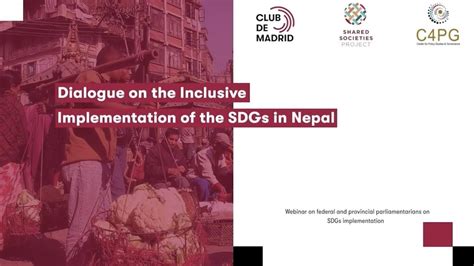 Dialogue On The Inclusive Implementation Of The Sdgs In Nepal 7 April