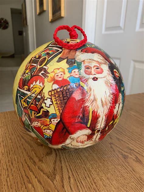 Antique Paper Mache Christmas Ornaments