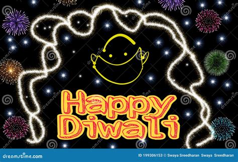 Diwali Wishes For Friends And Family Illustration Stock Image ...