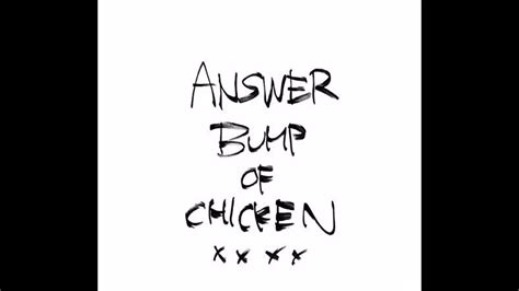 Bump Of Chicken アンサー Cover Youtube