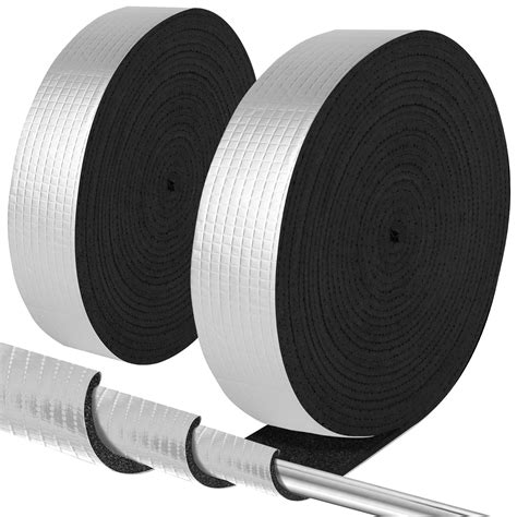buy pipe insulation wrap  wide   ft outdoor foam  foil pipe
