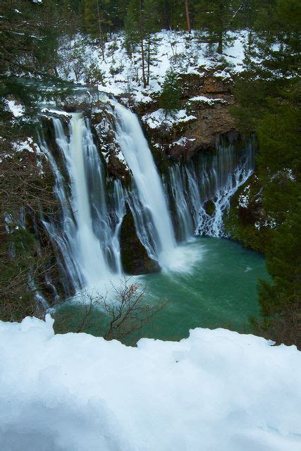 McArthur-Burney Falls, Winter | Burney falls, Beautiful places to travel, Beautiful waterfalls