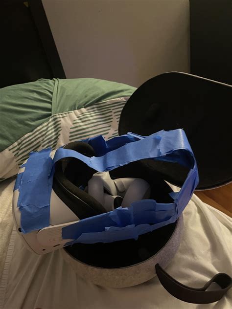 My oculus elite strap broke so I made my own : r/OculusQuest