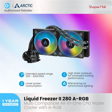 Arctic Liquid Freezer Ii A Rgb Multi Compatible All In One Aio Cpu