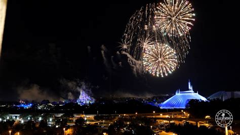 Magic Kingdom Disney Enchantment Fireworks From Contemporary Resort ...