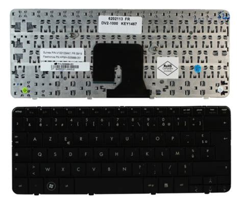 Layout Fran Aise Noir Brillant Clavier Pour Hp Pavilion Dv Ee Ebay