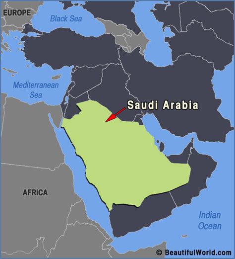 Map Of Saudi Arabia Facts And Information Beautiful World Travel Guide