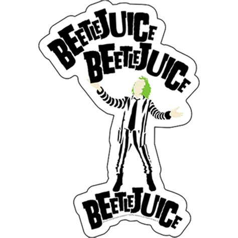 Beetlejuice 3 Times Sticker Sunshine Daydream