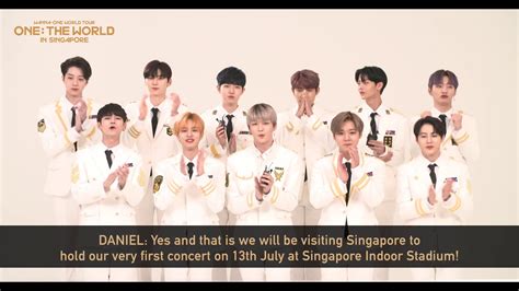 Wanna One World Tour [one The World] In Singapore Youtube