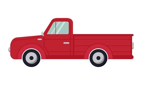 Premium Vector Red Car With A Body Vector Illustration