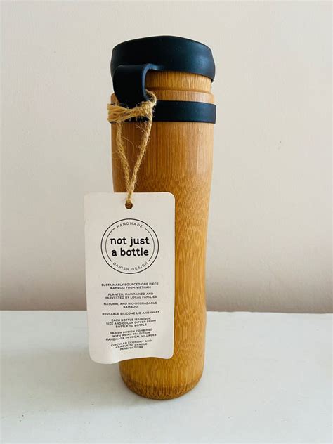 Bamboo Danish Eco Water Bottle Furniture And Home Living Kitchenware