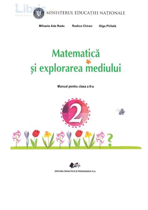 Pdf Matematica Si Explorarea Mediului Clasa Manual Si