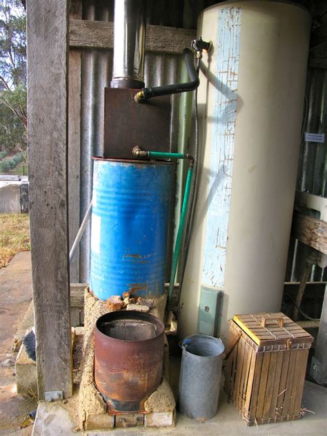 Our Rocket Stove Water Heater 2 5 Years On Milkwood Permaculture Courses Skills Stories