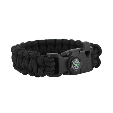 Paracord Armband Survival Outdoor Bracelet Mit Notfall Kompass Pfeife