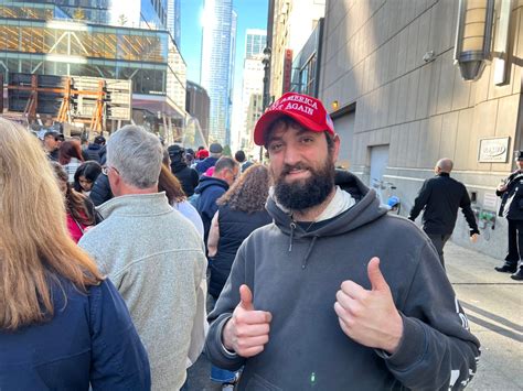 Maga Faithful Flood Nyc For Trump Rally With Elon Musk Tucker Carlson