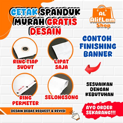 Jual Cetak Spanduk Murah Banner Murah Gratis Desain Revisi Sampai