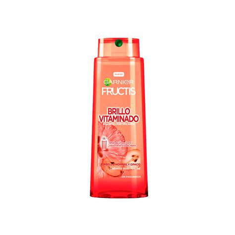 Garnier Fructis Brillo Vitaminado Shampoo Fortificante Vitamina E