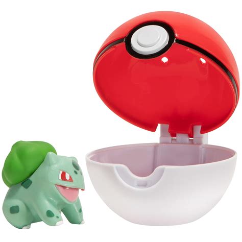 Pokemon Official Bulbasaur Clip And Go Comes With Bulbasaur Action