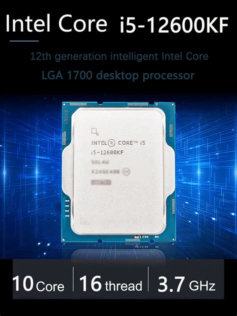 Intel Core I5 12600kf I5 12600kf 37ghz 10 Core 16 Thread Cpu Processor L320m 125w Lga 1700 No