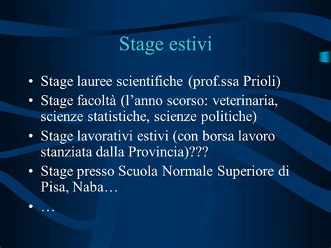 Orientamento In Uscita Ppt Scaricare