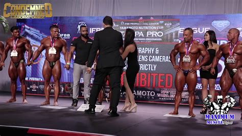 Awards 212 Lb Bodybuilding 2019 Ifbb Pro League Tampa Pro Youtube