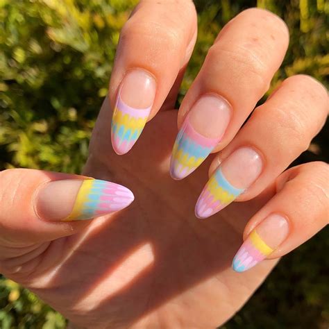 Ombre Rainbow Nails