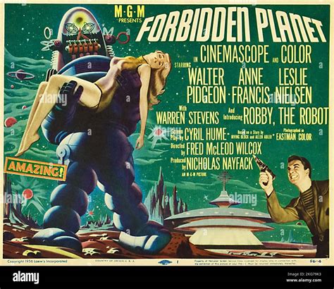 Forbidden Planet Year 1956 Usa Director Fred M Wilcox American