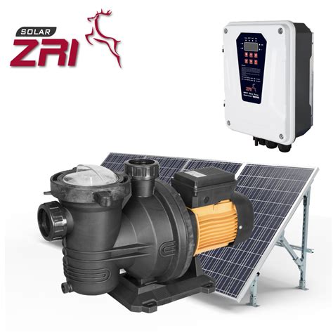 Zri Solar Powered Swimming Pool Pump Solar Surface Water Pump High