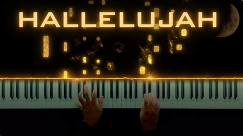 Hallelujah Leonard Cohen Piano Cover Youtube