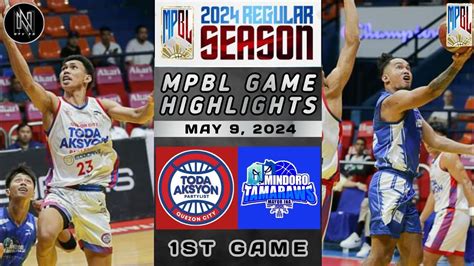 MPBL HIGHLIGHS QUEZON CITY TODA AKSYON VS MINDORO TAMARAWS MAY 9