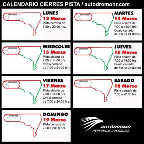 Autodromo Rodriguez On Twitter Consulta Los Horarios Para Que Puedas