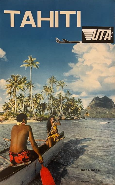 UTA Tahiti Original 1963 Airline Photo Advertisement For UTA Etsy