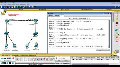 How To Configure Static Routing Using CLI YouTube