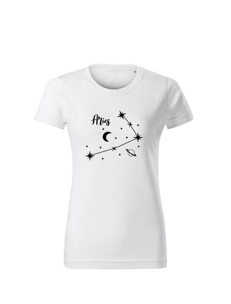 Koszulka T shirt Biała znak zodiaku Baran Hafna Sklep EMPIK