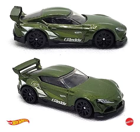 Hot Wheels Toyota Gr Supra Verde Loose Exclusivo Pack Frete Gr Tis