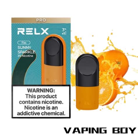 RELX Infinity POD Sunny Sparkle Orange Soda Vaping Boy