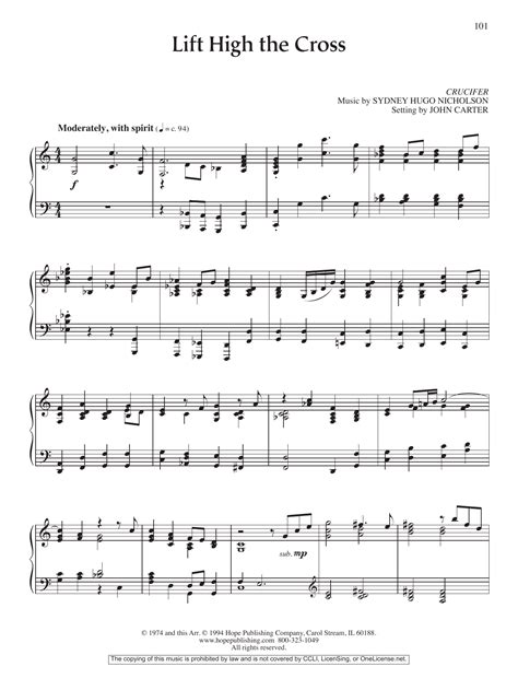 Lift High the Cross | Sheet Music Direct