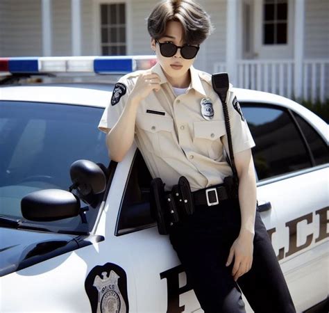 A Woman Police Officer Sitting On Top Of A Police Car