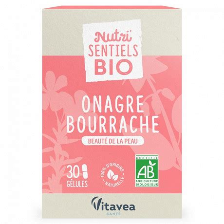 Vitavea Nutri Sentiels Bio Onagre Bourrache Gelules X30