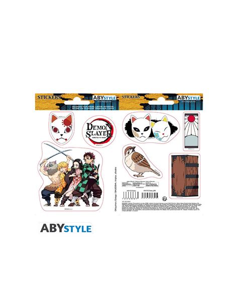 Stickers Demon Slayer Kimetsu No Yaiba Slayers Abystyle