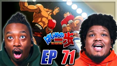 Championship Fight Begins Hajime No Ippo Episode 71 Reaction YouTube