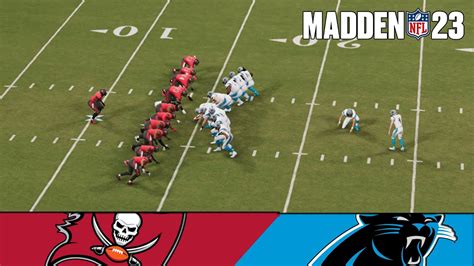 Madden Nfl 2023 Tampa Bay Buccaneers Vs Carolina Panthers Nfl Gameplay 2023 Youtube