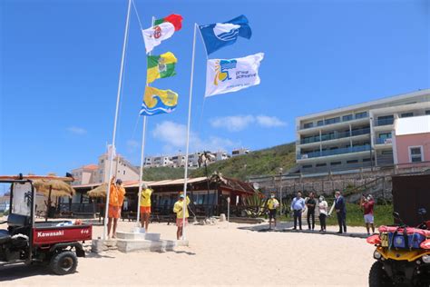 Caldas Da Rainha Bandeira Azul Hasteada Na Praia Da Foz A De Junho