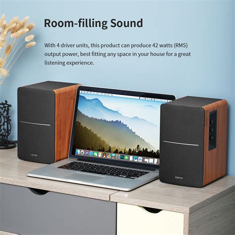 Edifier R1280DB Powered Bluetooth Bookshelf Speakers Optical Input