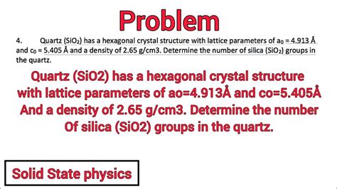 Quartz Crystal Structure Sio