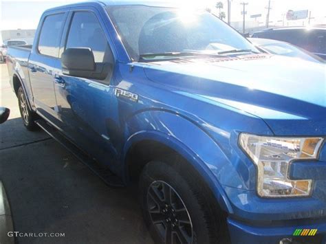 2015 Blue Flame Metallic Ford F150 Xlt Supercrew 100381363 Car Color Galleries