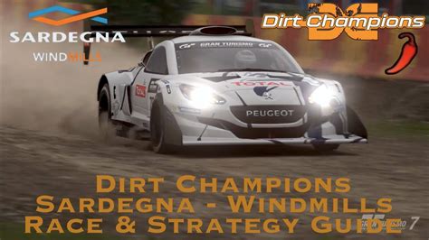 Gran Turismo 7 Dirt Champions Sardegna Windmills Race Strategy