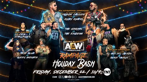 Aew Rampage Holiday Bash Spoilers Results